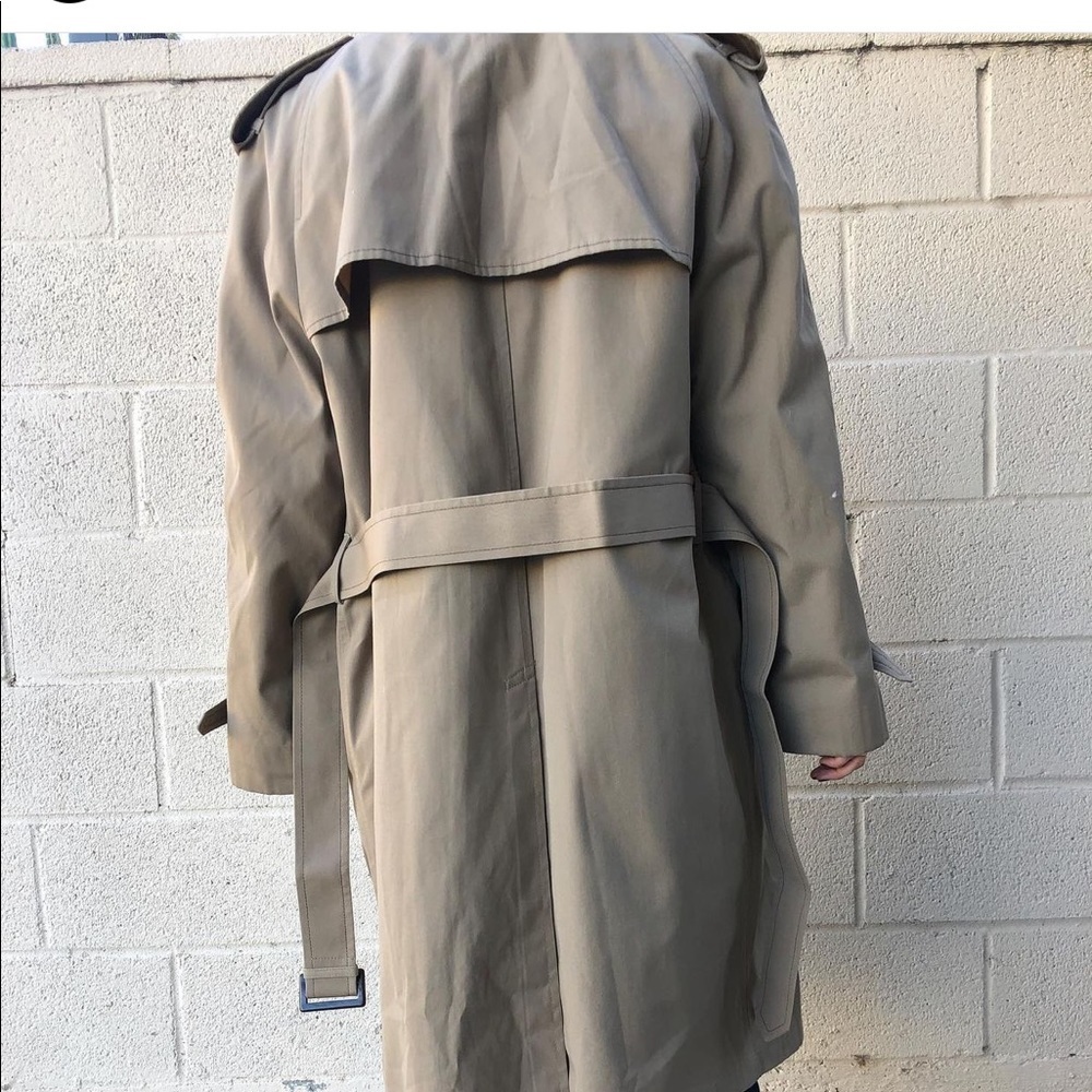 Vintage Oversized Beige Trench Coat - Picture 7 of 7